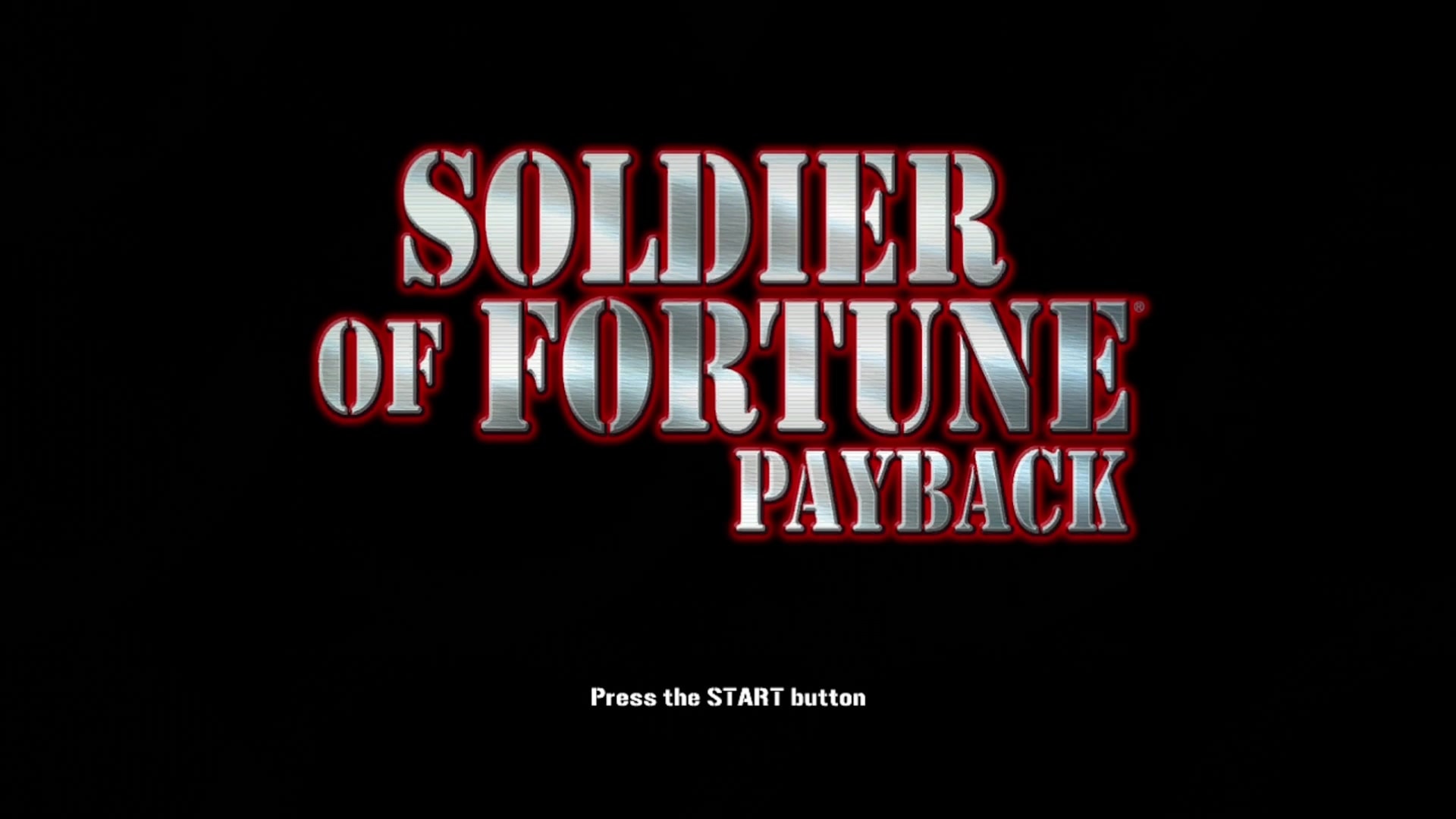 Soldier of Fortune: Payback back cover for Xbox 360